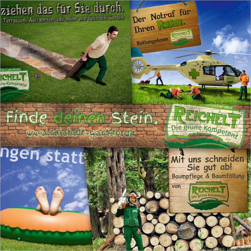 Referenz Bildcollage + Werbebild der Werbeagentur und Kreativagentur Basel